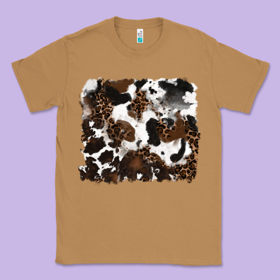 Leopard Cowhide Background Classic Tee Designed By Ranaportraitstore
