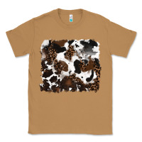 Toasted Coconut leopard cowhide background Classic Tee - RanaPortraitStore