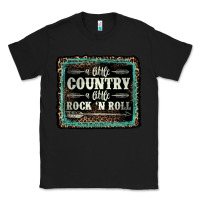 Black a little country a little rock n roll Classic Tee - AdoDesignShop
