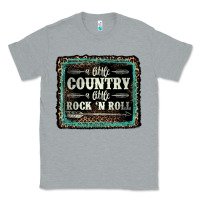 Heather Grey a little country a little rock n roll Classic Tee - AdoDesignShop