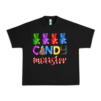 Black candy monster with jelly bear Urban Heavy Tee - AdoDesignShop