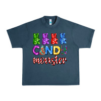 Midnight Navy candy monster with jelly bear Urban Heavy Tee - AdoDesignShop