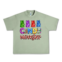 Oil Green candy monster with jelly bear Urban Heavy Tee - AdoDesignShop