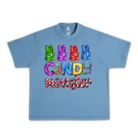 Pebble Blue candy monster with jelly bear Urban Heavy Tee - AdoDesignShop