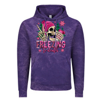 Cloud Purple freezing to death winter skull Vintage Hoodie - Jasminsmagicworld