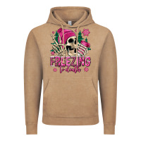 Vintage Coffee freezing to death winter skull Vintage Hoodie - Jasminsmagicworld