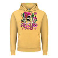 Vintage Mustard freezing to death winter skull Vintage Hoodie - Jasminsmagicworld