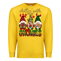 Lemon Chillin' with my gnomes Premium Sweatshirt - NancyCooperArtShop