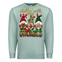 Seafoam Chillin' with my gnomes Premium Sweatshirt - NancyCooperArtShop
