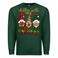 Sports Green Chillin' with my gnomes Premium Sweatshirt - NancyCooperArtShop