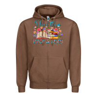 Chestnut i love them thick and spicy Zipper Hoodie - Artiststas