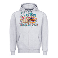 Heather Grey i love them thick and spicy Zipper Hoodie - Artiststas