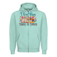 Seafoam i love them thick and spicy Zipper Hoodie - Artiststas