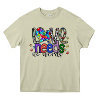 Mossy love need no words Heavy Core Tee - SublimationCraftShop