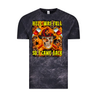 Cloud Black Western Hell Was Full So I Came Back Vintage Tee - LillyAllenDesigns