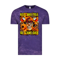 Cloud Purple Western Hell Was Full So I Came Back Vintage Tee - LillyAllenDesigns