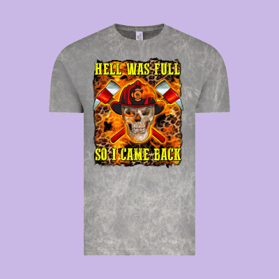 Western Hell Was Full So I Came Back Vintage Tee Designed By Lillyallendesigns