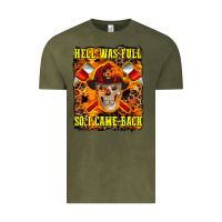 Vintage Olive Western Hell Was Full So I Came Back Vintage Tee - LillyAllenDesigns