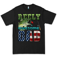 Black reely awesome dad Premium Tee - HRA Design Shop