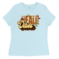Baby Blue fall vibes Ladies Tee - JahusDesignShop