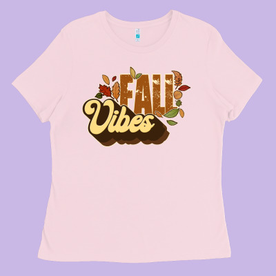 Fall Vibes Ladies Tee Designed By Jahusdesignshop