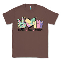 Chestnut peace love peeps Classic Tee - MaliasSmallBusiness