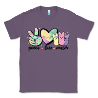 Lavender peace love peeps Classic Tee - MaliasSmallBusiness