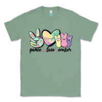 Sage peace love peeps Classic Tee - MaliasSmallBusiness