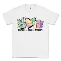 White peace love peeps Classic Tee - MaliasSmallBusiness
