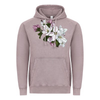 Vintage Zinc apple blossom Vintage Hoodie - LillyAllenDesigns