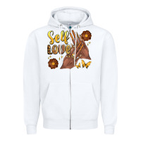 White black woman self love nails Zipper Hoodie - Artiststas