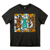Asphalt Easter bunnies leopard cowhide tumbler Easter Day Heavy Core Tee - Neo Western