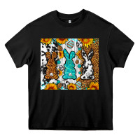 Black Easter bunnies leopard cowhide tumbler Easter Day Heavy Core Tee - Neo Western