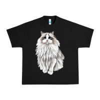 Black Ragdoll Cat Urban Heavy Tee - LillyAllenDesigns