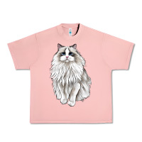 Salmon Ragdoll Cat Urban Heavy Tee - LillyAllenDesigns