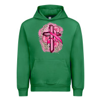 Emerald breast cancer cross Urban Hoodie - FaDigitalArtStudio