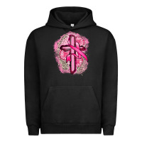 Pigment Black breast cancer cross Urban Hoodie - FaDigitalArtStudio