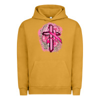 Pigment Peanut Butter breast cancer cross Urban Hoodie - FaDigitalArtStudio