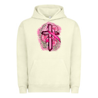Pigment Pistachio breast cancer cross Urban Hoodie - FaDigitalArtStudio