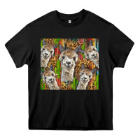 Black alpaca Heavy Core Tee - BarkalooDesign