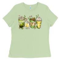 Matcha daisy coffee cups Ladies Tee - Zillion Design Studio