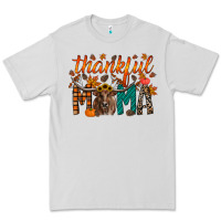 Dove Grey thankful mama longhorn Premium Tee - RacoonDesign