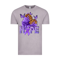Vintage Zinc hope lavender ribbon all cancers Vintage Tee - NancyCooperArtShop