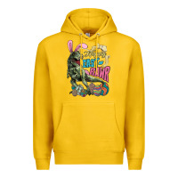 Lemon Happy Easter Day T-Rex Premium Hoodie - HowdyJamesFarm