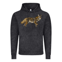 Vintage Black coyote Vintage Hoodie - LillyAllenDesigns
