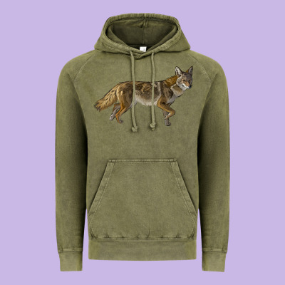 Coyote Vintage Hoodie Designed By Lillyallendesigns
