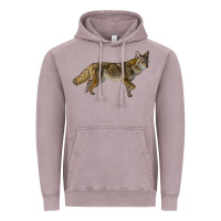 Vintage Zinc coyote Vintage Hoodie - LillyAllenDesigns