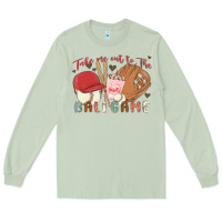 Matcha take me out to the ballgame Long Sleeve Tee - MaliasSmallBusiness