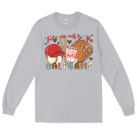 Moon Dust take me out to the ballgame Long Sleeve Tee - MaliasSmallBusiness