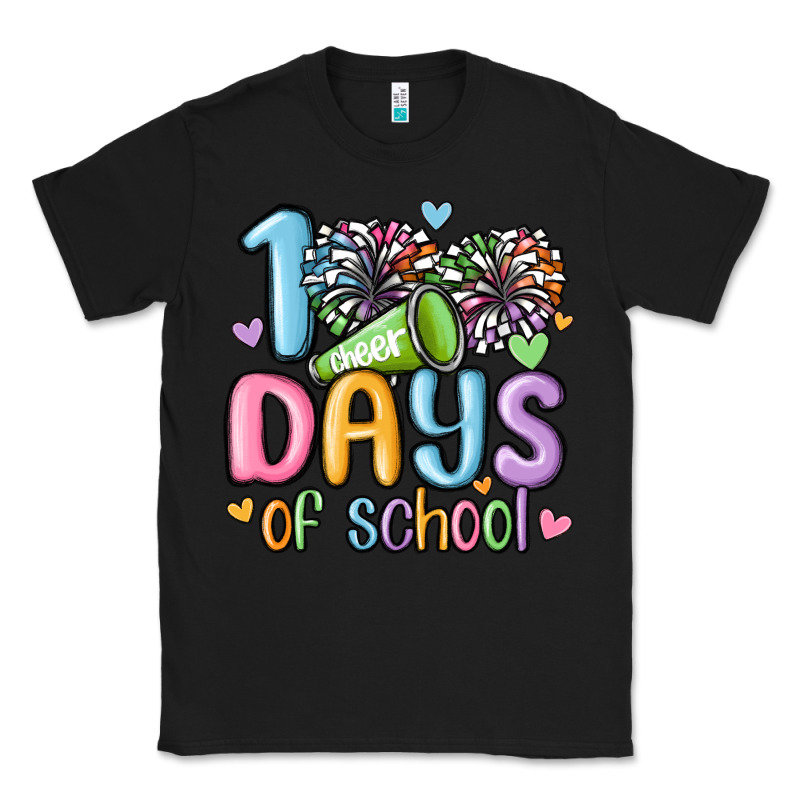 100 Days Of School Cheer Classic Tee by MaliasSmallBusiness | Teevron